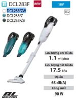 Máy Hút Bụi Dùng Pin(BL)(18V) - Makita DCL283FZW