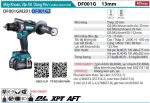 Máy Khoan Và Vặn Vít Dùng Pin(BL)(40V MA (không kèm pin sạc) - Makita DF001GZ