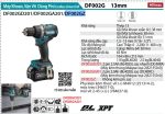 Máy Khoan Và Vặn Vít Dùng Pin(BL)(40V MA (không kèm pin sạc) - Makita DF002GZ
