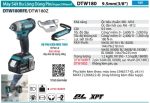 Máy Siết Bu Lông Dùng Pin(9.5MM/BL)(18V) (kèm 02 pin 3.0 + sạc nhanh) - Makita DTW180RFE