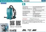 Máy Hút Bụi Đeo Vai Dùng Pin(HEPA/BL)(18 (không kèm pin sạc) - Makita DVC665Z
