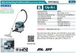 Máy Hút Bụi Dùng Pin(18VX2) (không kèm pin sạc) - Makita DVC862LZ