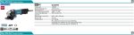 Máy Mài Góc(125MM/1900W/CÔNG TẮC BÓP) - Makita GA5093X01