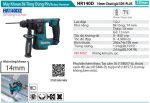 Máy Khoan Bê Tông Dùng Pin(không kèm pin sạc) - Makita HR140DZ