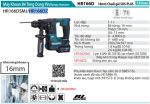 Máy Khoan Bê Tông Dùng Pin(không kèm pin sạc) - Makita HR166DZ