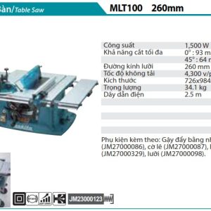 MÁY CƯA BÀN Makita  MLT100 (255MM)