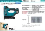 MÁY BẮN ĐINH DÙNG PIN Makita PT354DZ (12V MAX) (không kèm pin sạc)