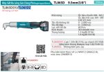 MÁY SIẾT BU LÔNG GÓC DÙNG PIN Makita TL065DZ (12V MAX) (không kèm pin sạc)