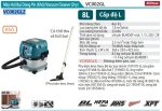 MÁY HÚT BỤI DÙNG PIN Makita VC002GLZ (KHÔ)(HEPA/AWS/8L/