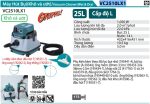 MÁY HÚT BỤI Makita VC2510LX1 (ƯỚT&KHÔ)
