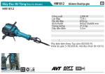 Máy Đục Bê Tông(CHUÔI LỤC GIÁC 28.6MM) - Makita HM1812