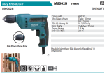 MÁY KHOAN Makita M6002B (10MM)