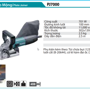 MÁY GHÉP MỘNG Makita  PJ7000